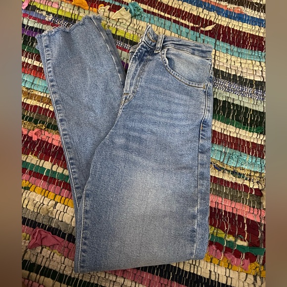 Zara Denim - Zara High Rise Straight Jeans